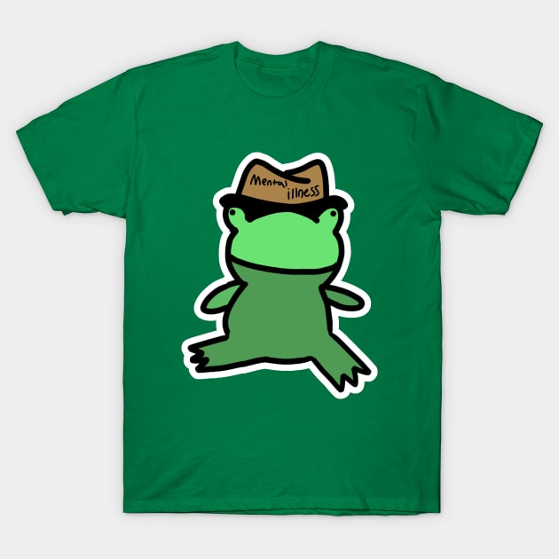 Mental illness frog T-Shirt by ADumbArtist4U